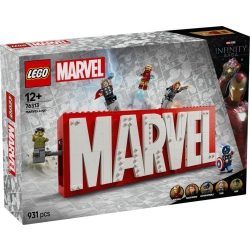 Klocki LEGO 76313 Logo MARVEL z minifigurkami SUPER HEROES
